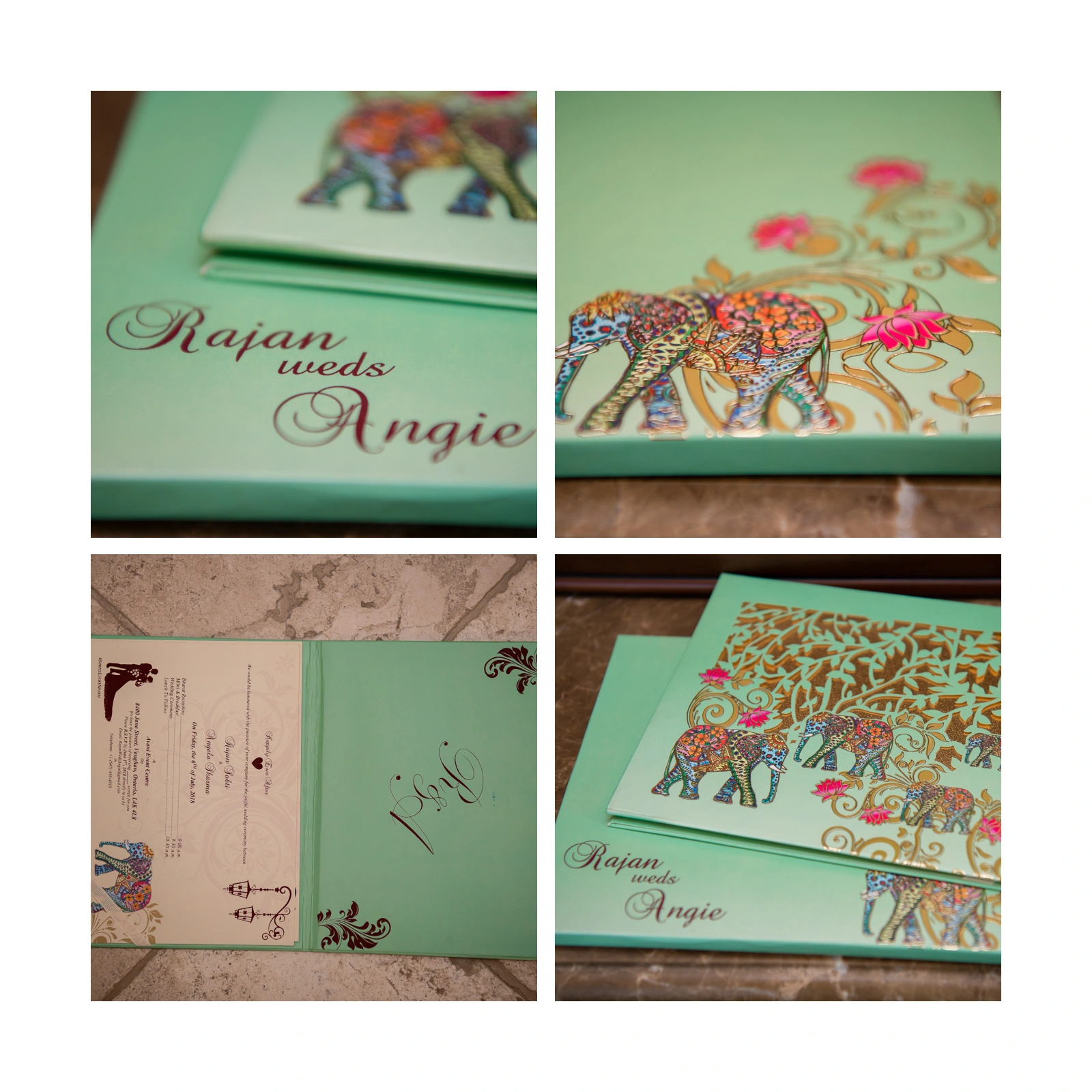 Angie & Raj, wedding album page 16