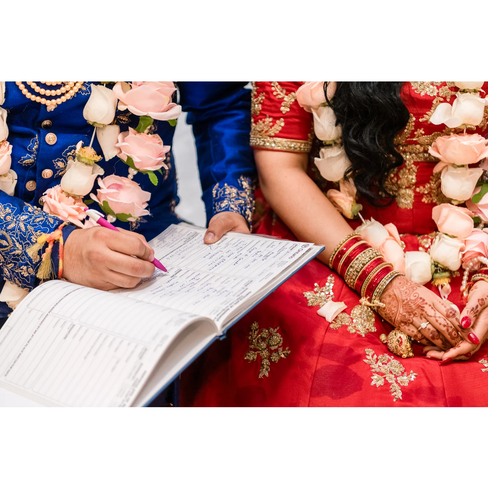 Angie & Raj, wedding album page 57