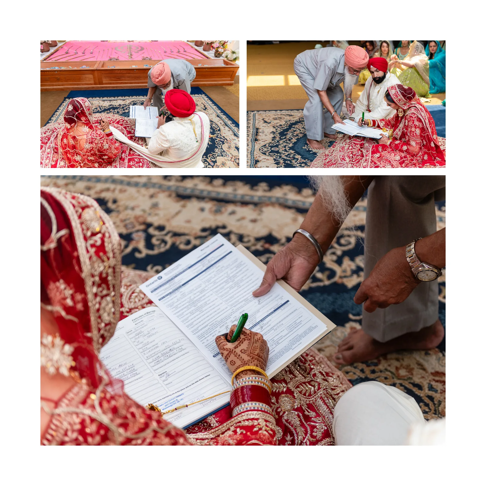 Raneet & Gurmit, wedding album page 58